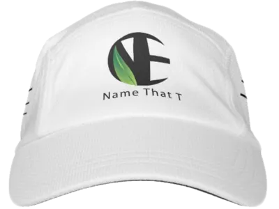 Name That T Cap branding design diamond illustration logo name type typography vector