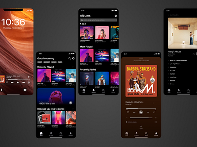 Let's Vibe! Music Player dashboard design layout mobile music new product design ui ui design ui ux