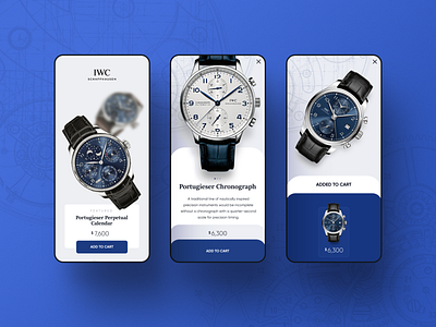 Watch Showroom app mobile mobile app shop ui ux watch