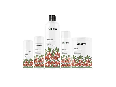 Label design for hair care products art brand brand design brand identity branding concept art digital flower flower pattern graphics illustration label labeldesign logo logotype package packaging packaging design symbol typography