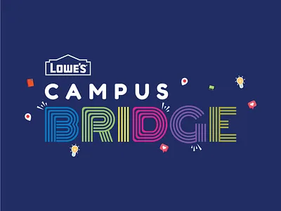 Campus Bridge Logo Unit bridge campus logo logo design logotype