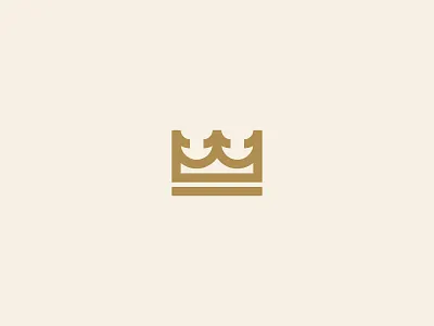 Crown Logo crown crown logo design flat gold logo minimal vector