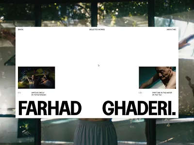 Farhad Ghaderi - Footer animation cas casestudy dp film footer hover micro interaction microinteraction portfolio thumbnail ui uidesign uiux ux web web design webdesign
