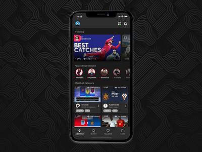 Streaming Application experience design illustration interaction design streaming app tv app ui design ui ux design uiux video youtube