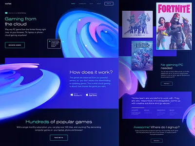 Gaming from the Cloud Redesign Experiment cloud game gaming website