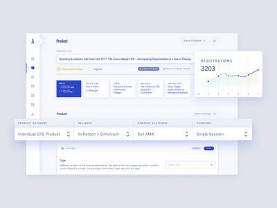 AMX Dashboard accounting ams app dashboad design ui ux