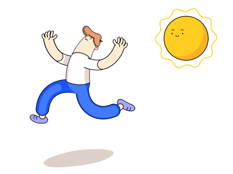 Sausage Phoenix 2d 2d character 2danimation adobe afteraffects animation art boy cartoon design design art gif motion design motiongraphics run sausage summer sun video
