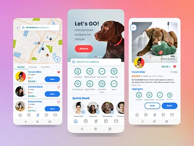 DogGO App app branding design logo ui ux