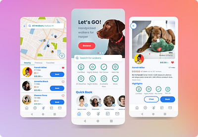 DogGO App app branding design logo ui ux