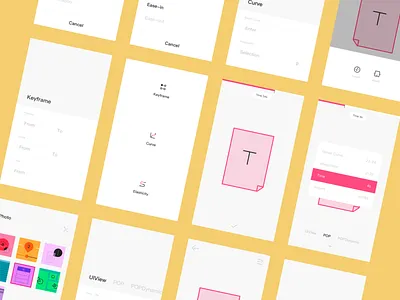 Elastic Simulator APP UI Design 2 app clean color design icon ios iphone ui