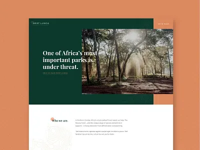 Conservation Webite charity conservation national park not for profit rainforest ui website zambia