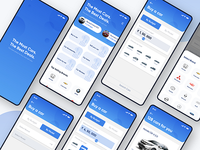 Car Marketplace App UI Kit app kit auto car car marketplace freebie ios marketplace ui ui kit