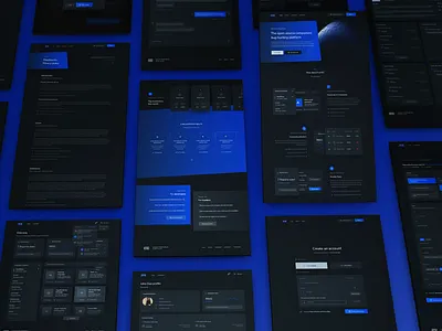 Web application screens | PlugBounty app application clean dark ui dashboard design landing page lknet modern plugbounty ui ux web web design