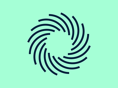 Spinnin' Around branding design identity kansas city logo mark smile sun swirl vector