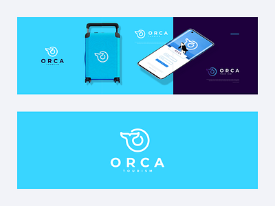 ORCA LOGO animal logo app brand branding design garagephic studio graphic design icon illustration logo minimal orca orca logo ui ux vector web website
