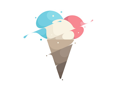 Gelato branding design illustration vector yp © yoga perdana