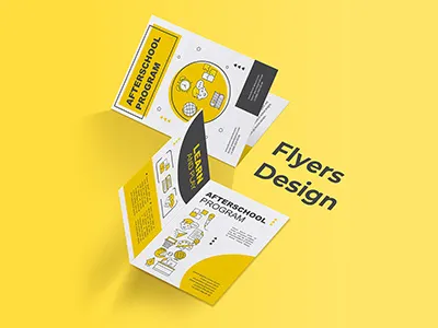 Educational program flyer design concept academy advertising after afterschool brochure brochureconcept children classes concept courses design development educational flyer kids layout learn marketing program school