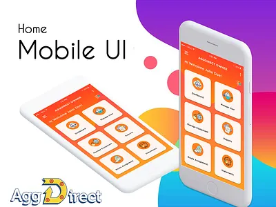 iOS Home Screen for Truck Driver!! design designs mobile app mobile app design mobile application mobile apps mobile design mobile ui ui uidesign uidesigns uiux ux uxdesigns webdesign