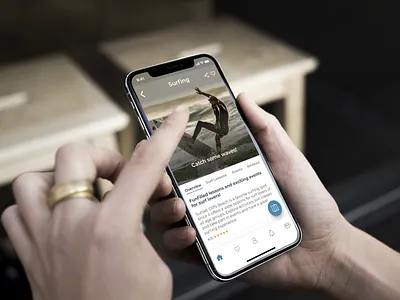 Book a Surfing Lesson branding design icon typography ux