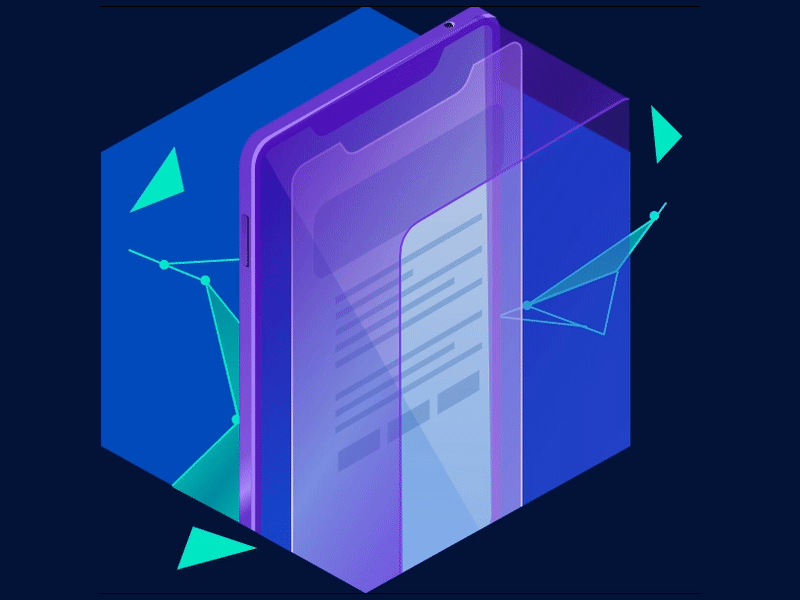 Animated illustration for website animation animation 2d animation design branding design graphic icon illustration isometric teaser ui vector web website design