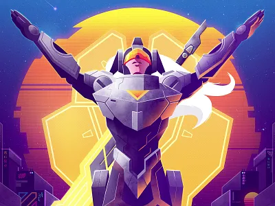 Praise the Sun 1980s art design illustration illustrator outrun photoshop retro retrowave signalnoise synthwave vaporwave