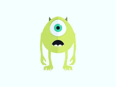 Mike Wazowski disney mike wazowski monster monsters monsters inc pixar vector
