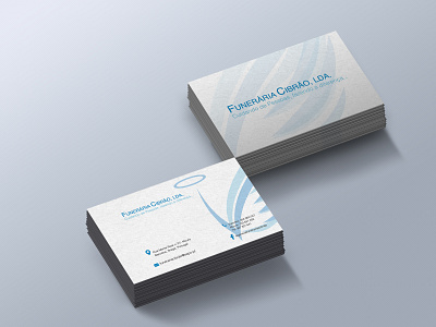 Funerária Cibrão_visit card visit card