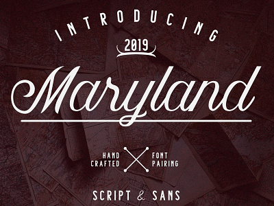 Maryland - Hand Crafted Font