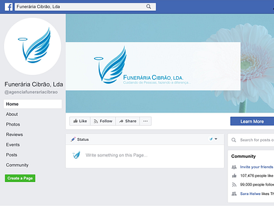 Funeraria Cibrão_Social Media social media social media design