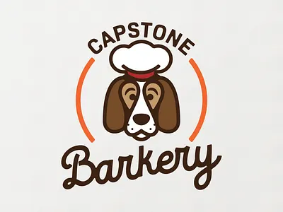 Capstone Barkery branding design flat illustration logo logo design vector
