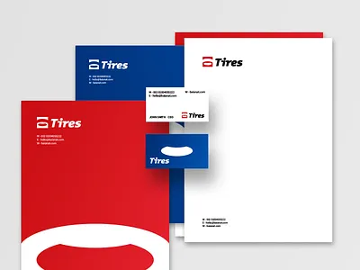 Tires Brand Identity automotive brand brand identity branding cars design flat design graphic design graphics icon identity logo logo design tires vector