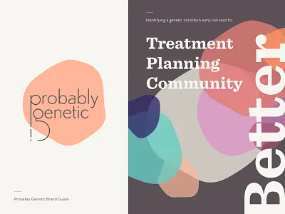 Probably Genetic - Brand Guidelines brand design branding design illustration logo startup typography vector