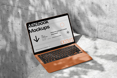 Sunlight Shadow for Macbook Mockups freebie macbook macbook mockup mockup download mockup template template