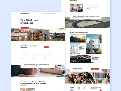 [ Web site ] Studio architect - homepage 2019 2019 trends agency architect architect website architectural architecture architecture design architecture website best website 2019 clean grid design hero image homepage landing page minimal oliverdul project page studio website concept