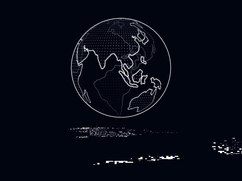 Global Glitch after effect animaiton glitch hud illustration motion design ui