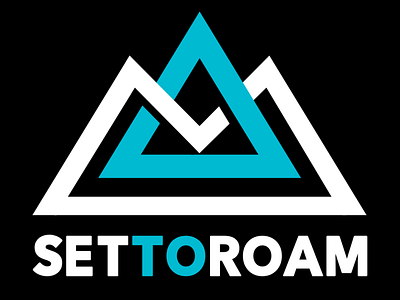 Set To Roam iPhone Wallpaper Shadow Logo Design art artist design designer lines logo minimalistic roam travel blog travel blogger website logo