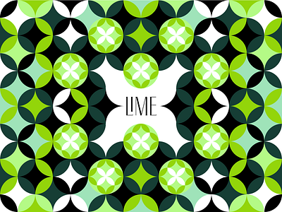 Lime Pattern acid circle citrics flower fruit grapefruit green grid lime nature orange pattern tangerine