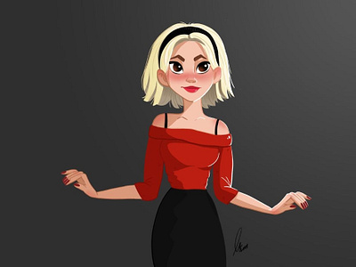 Sabrina character art character concept characterdesign characters concept art illustration sabrina sabrina spellman visual development