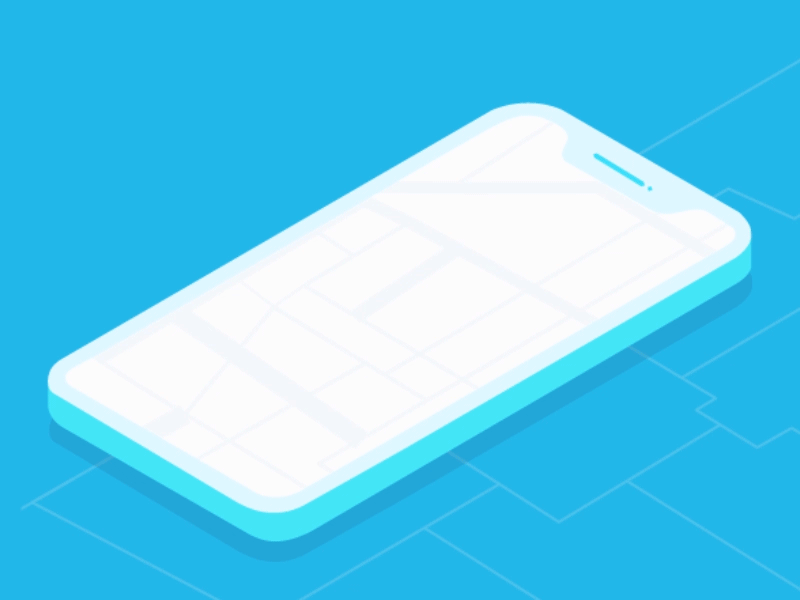 New App Features animation app design icon illustration vector