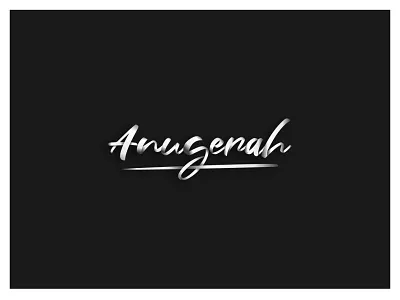 Anugerah Logo branding clean logo logodesign logotype simple typography vector