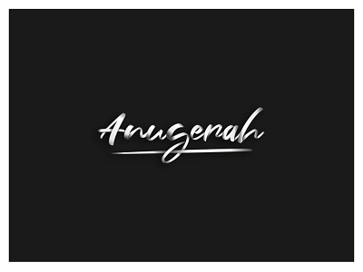Anugerah Logo branding clean logo logodesign logotype simple typography vector