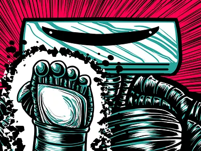 Pre-Apocalyptic Signage - AC (detail) design digital digital art graphic design illustration signage