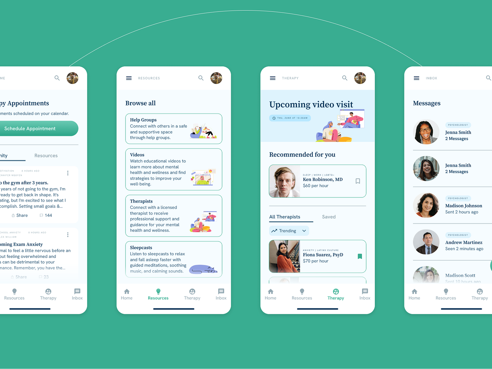 Mindgarden App by Florencia Ezcurra on Dribbble