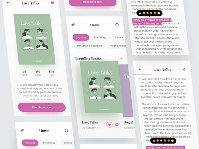 Book Store Mobile App 📕 app article book course design learn marketplace mobile read reading store ui ux