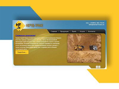 Web sait - minimalistic design interaction design parallax ui ux vector web design