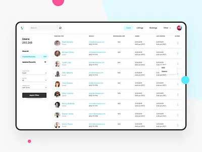 Internal CMS tool for Customer Support team application application design application ui bookings clean clean ui cms development customer support dashboard experience design host interface interface design list minimalism operations platform system ui ux