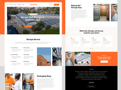 Storage website - project by Zaini Achmad® for Vektora on Dribbble