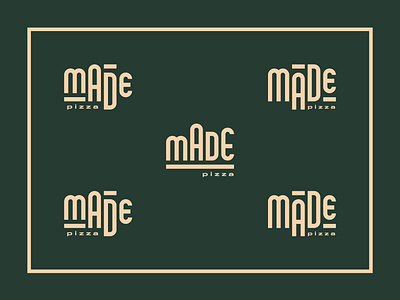 Made Pizza brand brand design brand identity branding logo logo design pizza pizza logo type typography