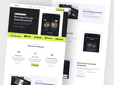Wisdom App - Premium SaaS Landing Page Design ahmed tamjid app landing page app service business clean saas design clean website full saas landing page hero header landing page management modern pricing table saas saas design saas landing page ui saas design uidesign web app webdesign website design