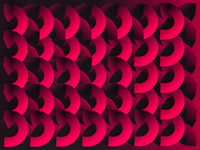 Curved art black circle digital gradient